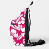 ROZE BIKINI PATROON IN AARDBEIEN ROOD SLING BAG (Rechts)