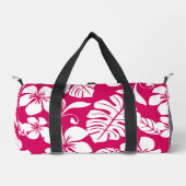 ROZE BIKINI PATROON IN AARDBEIROOD PLUNJEZAK (Voorkant)