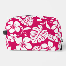 ROZE BIKINI PATROON IN AARDBEIROOD
