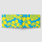 ROZE BIKINI PATROON IN BLAUW EN GEEL GASTENBOEK (Volledig)