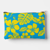 ROZE BIKINI PATROON IN BLAUW/GEEL ETUI (Achterkant)