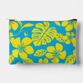 ROZE BIKINI PATROON IN BLAUW/GEEL ETUI (Voorkant)