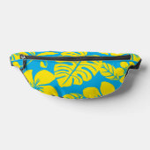 ROZE BIKINI PATROON IN BLAUW/GEEL HEUPTASJE (Liggend)