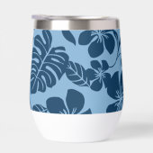 ROZE BIKINI PATROON IN BLAUW x 2 (Rechts)