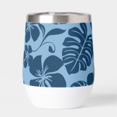 ROZE BIKINI PATROON IN BLAUW x 2 (Achterkant)