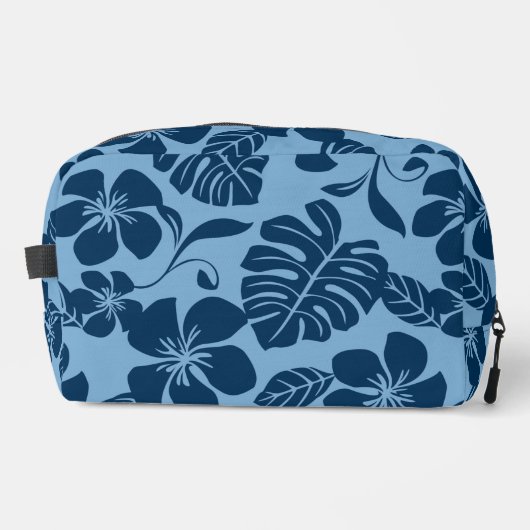 ROZE BIKINI PATROON IN BLAUW x 2 Toilettasje (Voorkant)