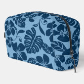 ROZE BIKINI PATROON IN BLAUW x 2 Toilettasje (Rechterhoek)