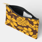 ROZE BIKINI PATROON IN BRUIN/GOUD ETUI (Open)