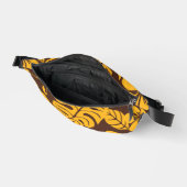 ROZE BIKINI PATROON IN BRUIN/GOUD HEUPTASJE (Open)