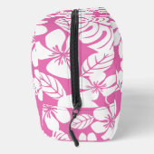 ROZE BIKINI PATROON IN FLAMINGO GOM ROZE TOILETTASJE (Rechts)