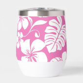 ROZE BIKINI PATROON IN FLAMINGO ROZE (Voorkant)