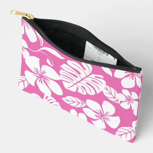 ROZE BIKINI PATROON IN FLAMINGO ROZE ETUI (Open)