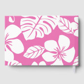 ROZE BIKINI PATROON IN FLAMINGO ROZE GASTENBOEK (Achterkant)