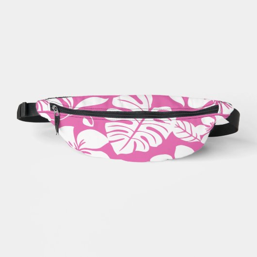 ROZE BIKINI PATROON IN FLAMINGO ROZE HEUPTASJE (Voorkant)