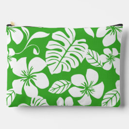 ROZE BIKINI PATROON IN GRAS GROEN ETUI