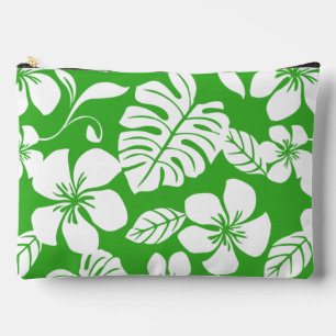 ROZE BIKINI PATROON IN GRAS GROEN ETUI