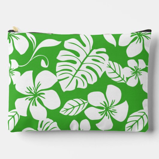 ROZE BIKINI PATROON IN GRAS GROEN ETUI (Voorkant)