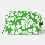 ROZE BIKINI PATROON IN GRAS GROEN TOILETTASJE (Achterkant)