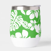 ROZE BIKINI PATROON IN GRASGROEN (Links)