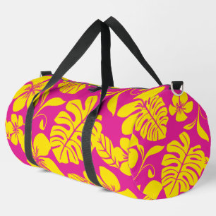 ROZE BIKINI PATROON IN HEET ROZE/GEEL PLUNJEZAK
