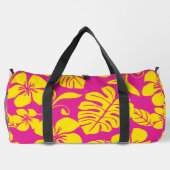 ROZE BIKINI PATROON IN HEET ROZE/GEEL PLUNJEZAK (Achterkant)