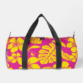 ROZE BIKINI PATROON IN HEET ROZE/GEEL PLUNJEZAK (Achterkant)