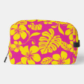 ROZE BIKINI PATROON IN HEET ROZE/GEEL TOILETTASJE (Achterkant)