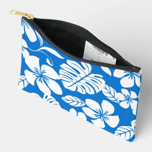 ROZE BIKINI PATROON IN HELDERBLAUW ETUI (Open)