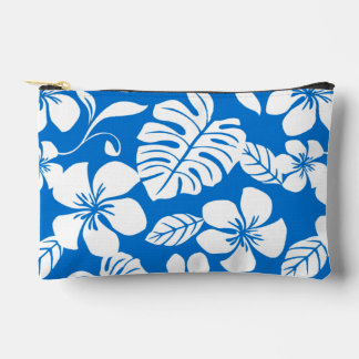 ROZE BIKINI PATROON IN HELDERBLAUW ETUI