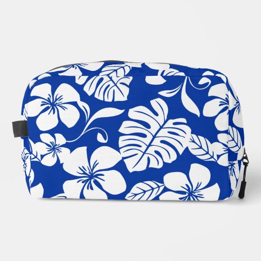 ROZE BIKINI PATROON IN KONINKLIJK BLAUW TOILETTASJE (Voorkant)