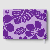 ROZE BIKINI PATROON IN PAARSE x 2 Gastenboek (Achterkant)