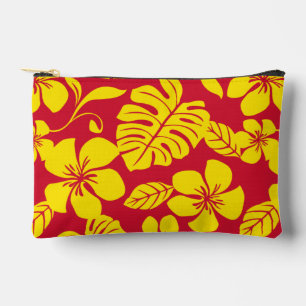 ROZE BIKINI PATROON IN ROOD/GOUD ETUI