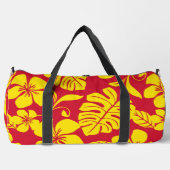 ROZE BIKINI PATROON IN ROOD/GOUD PLUNJEZAK (Voorkant)