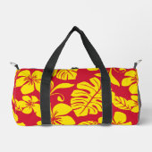 ROZE BIKINI PATROON IN ROOD/GOUD PLUNJEZAK (Voorkant)