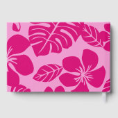 ROZE BIKINI PATROON IN ROZE x 2 Gastenboek (Achterkant)