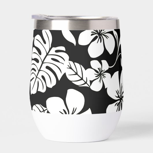 ROZE BIKINI PATROON IN ZWART (Rechts)