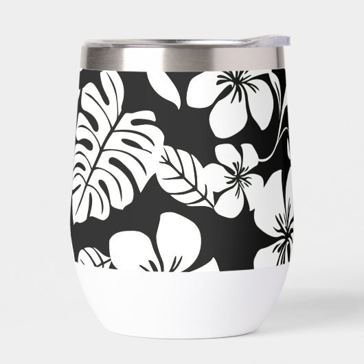 ROZE BIKINI PATROON IN ZWART (Links)