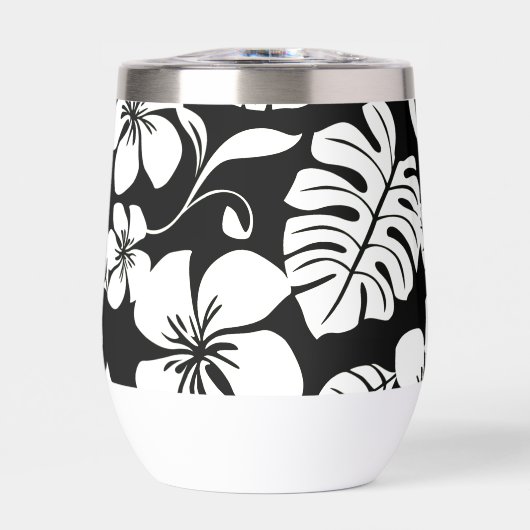 ROZE BIKINI PATROON IN ZWART (Voorkant)