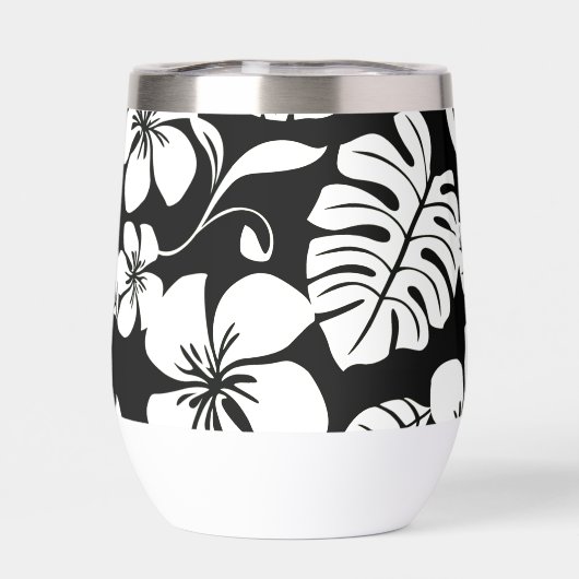 ROZE BIKINI PATROON IN ZWART (Achterkant)