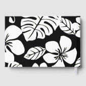 ROZE BIKINI PATROON IN ZWART EN WIT GASTENBOEK (Achterkant)