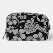 ROZE BIKINI PATROON IN ZWART/GRIJS TOILETTASJE (Achterkant)