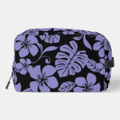 ROZE BIKINI PATROON IN ZWART/LAVENDEL TOILETTASJE (Achterkant)