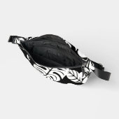 ROZE BIKINI PATROON IN ZWART/WIT HEUPTASJE (Open)