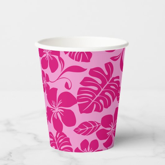 ROZE BIKINI (ROZE x 2) Papieren Bekers (Voorkant)
