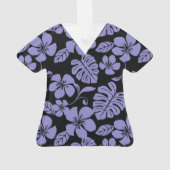 ROZE BIKINI SCRUBS IN ZWART/LAVENDEL ORNAMENT (achterkant)