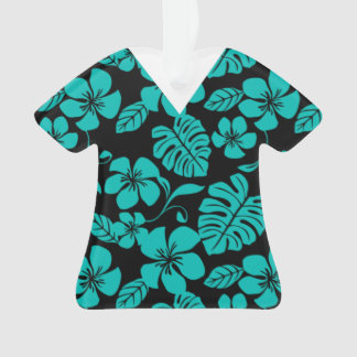 ROZE BIKINI SCRUBS IN ZWART/TURKOIS ORNAMENT