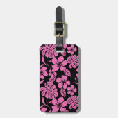 ROZE BIKINI (ZWART/ROZE) BAGAGELABEL (Voorkant verticaal)