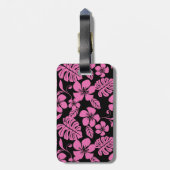 ROZE BIKINI (ZWART/ROZE) BAGAGELABEL (Achterkant verticaal)