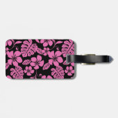 ROZE BIKINI (ZWART/ROZE) BAGAGELABEL (Achterkant horizontaal)