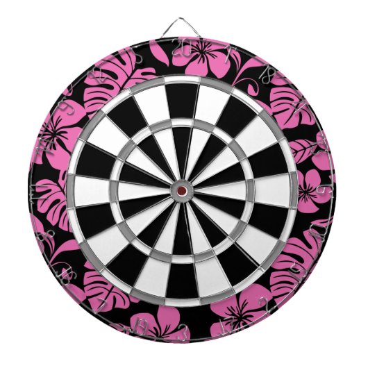 ROZE BIKINI (ZWART/ROZE) DARTBORD (Voorkant)